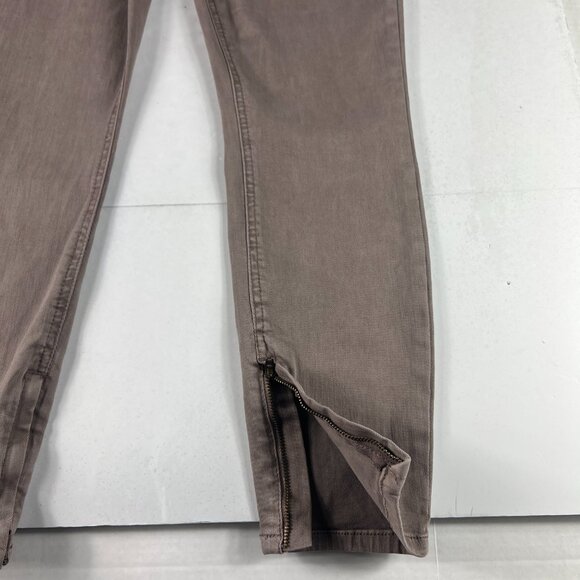 Pistola Jeans Women's 30 Tory High Rise Skinny Crop Light Purple Ankle Zip Denim - Picture 5 of 16